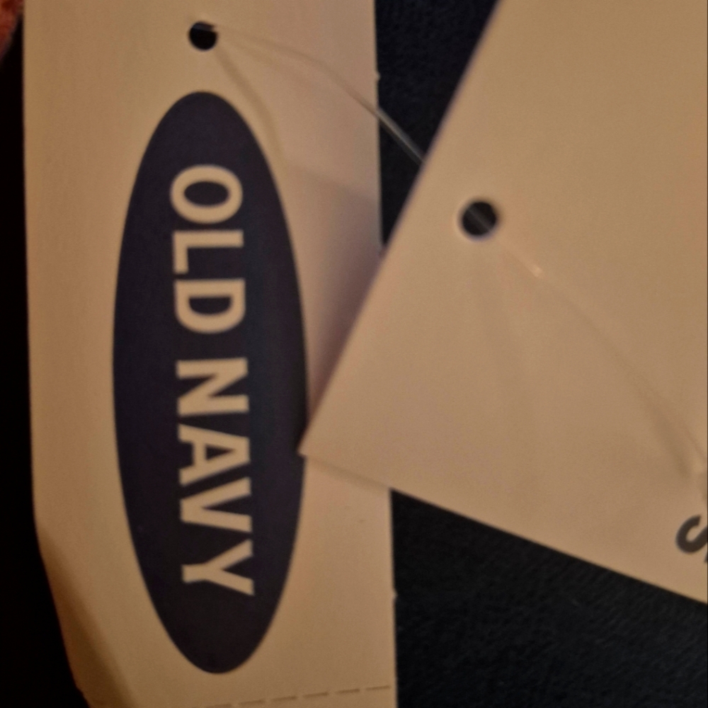 Old Navy White and Navy Tags